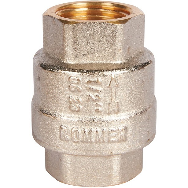 Обратный клапан 3/4 ROMMER пружинный муфтовый