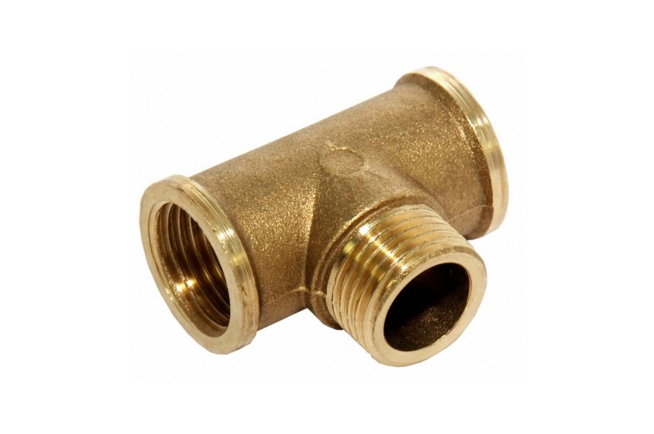 Тройник 1/2 внут/нар/внут латунь