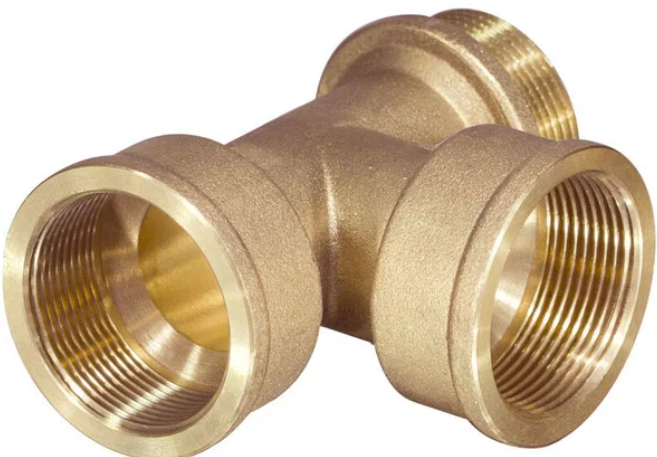 Тройник 1/2г х1/2г х1/2 ш латунь