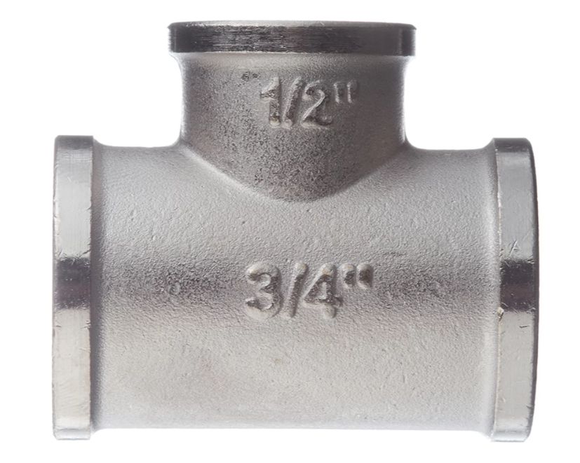 STOUT Тройник переходной 3/4х1/2х3/4 внут/внут/внут латунь
