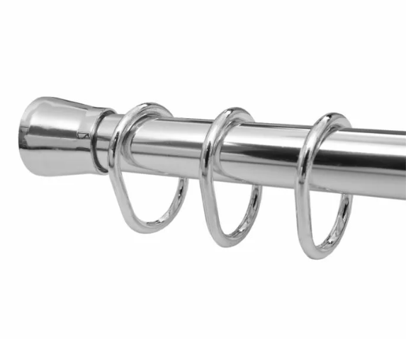 Карниз для ванной с кольцами