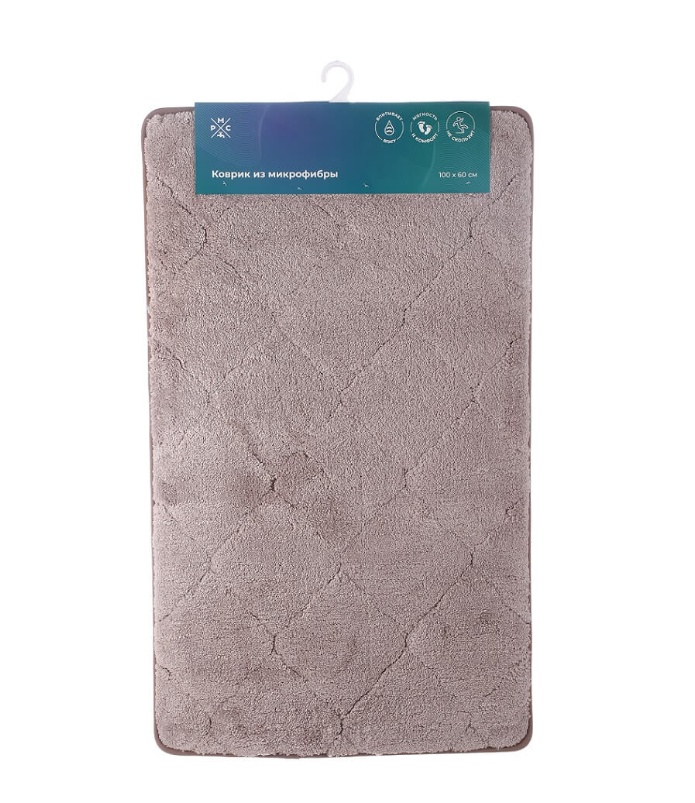 Коврик из микрофибры РМС К-05БЖ-60х100