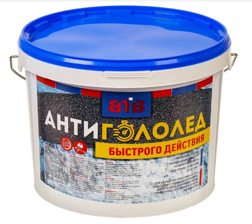 Соль техническая 10 кг АНТИГОЛОЛЕД ВТВ