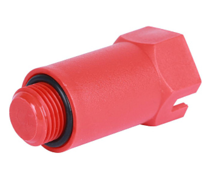 Заглушка Stout длинная 1/2 Красная