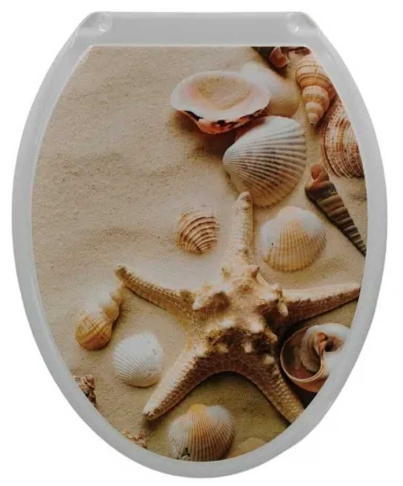 Сиденье для унитаза пластик РАКУШКИ РП-813