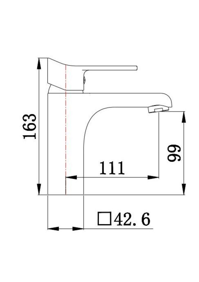Смеситель для умывальника SL 137-001F Д35