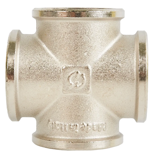 Крестовина латунь 1 внутренняя резьба