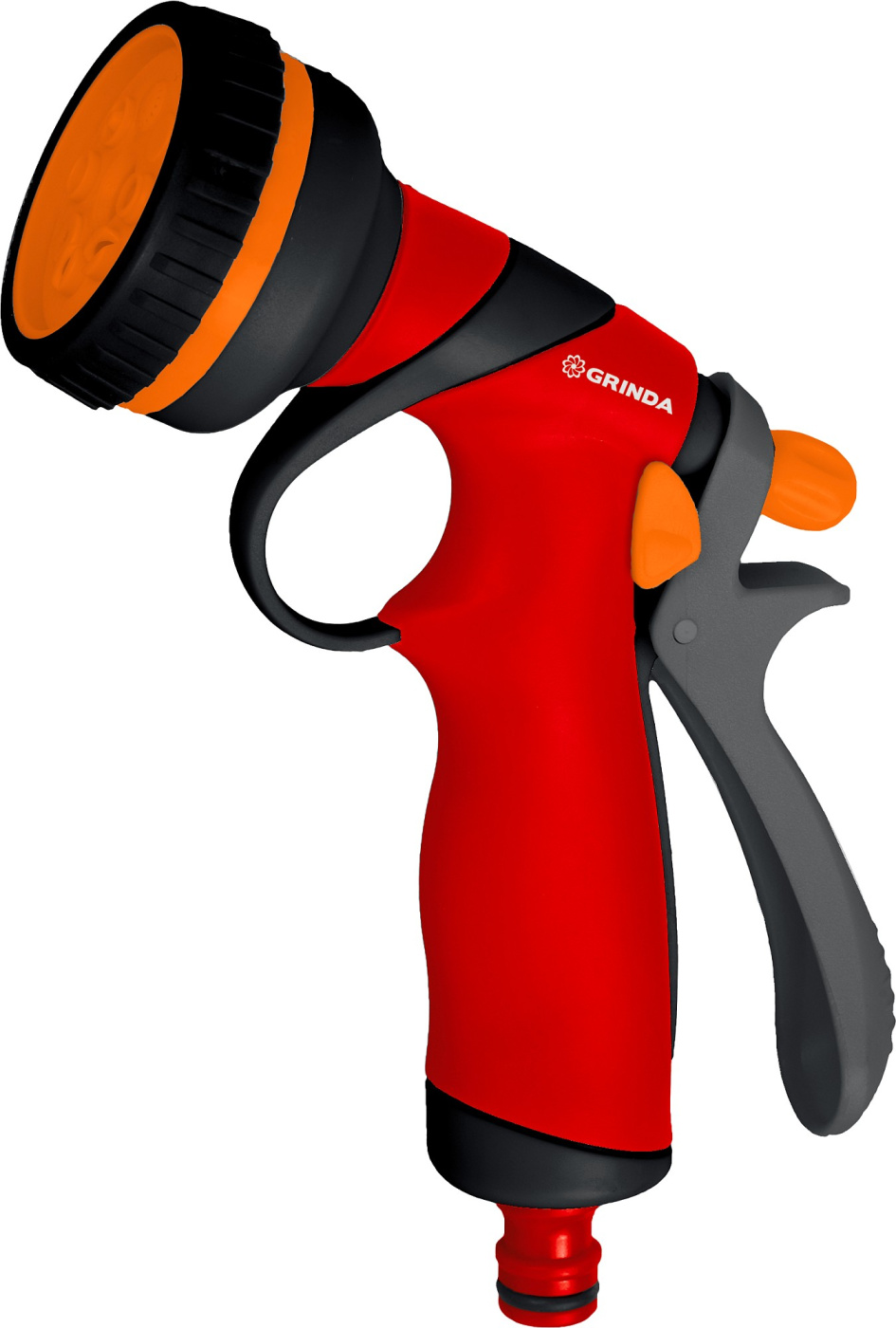Пистолет поливочный GRINDA Т-8С, 8 режимов курок сзади 8-427183