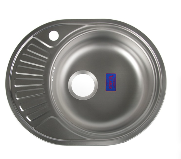 Мойка нержавейка врезная 45х57 (правая) 0,6 мм