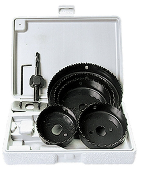 Набор коронок по дереву кейс 8 предметов 64/127