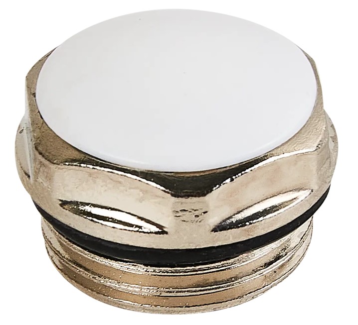 Заглушка для радиатора Белая 1/2