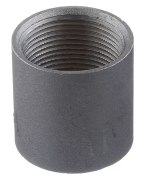 Муфта стальная черная 1 1/4 с фаской под сварку вн/вн