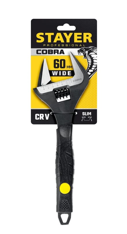 Ключ разводной Cobra 300/60мм STAYER 27264-30