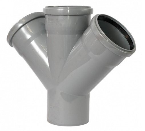 ПВХ Крестовина 110х110х110х45