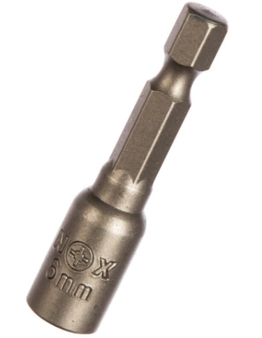 Бита для кровельных саморезов Nоx 6х48 мм с магнитом