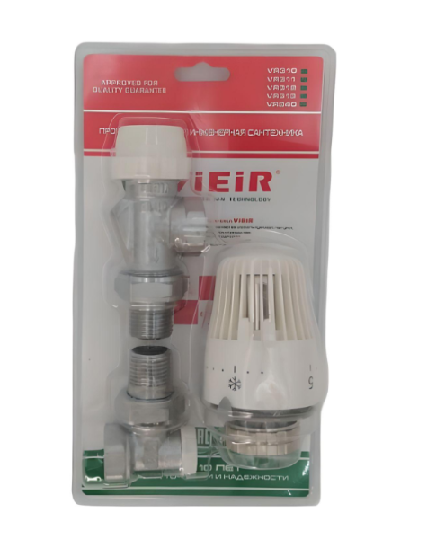 Комплект терморегулятор 1/2 угловой (VR340)