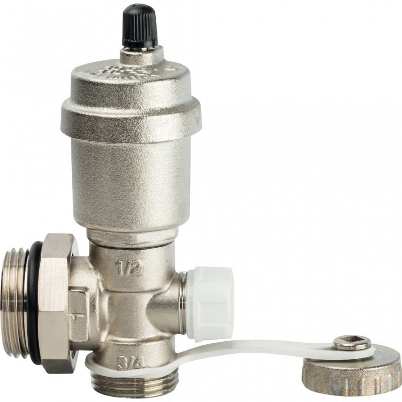 Stout Регулируемый концевой фитинг с вентилем автомат воздухоотводчик 1