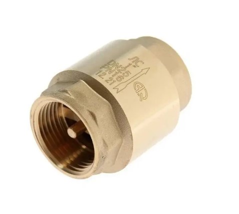 Обратный клапан 1 латунь сердцевина Сантех-Системы