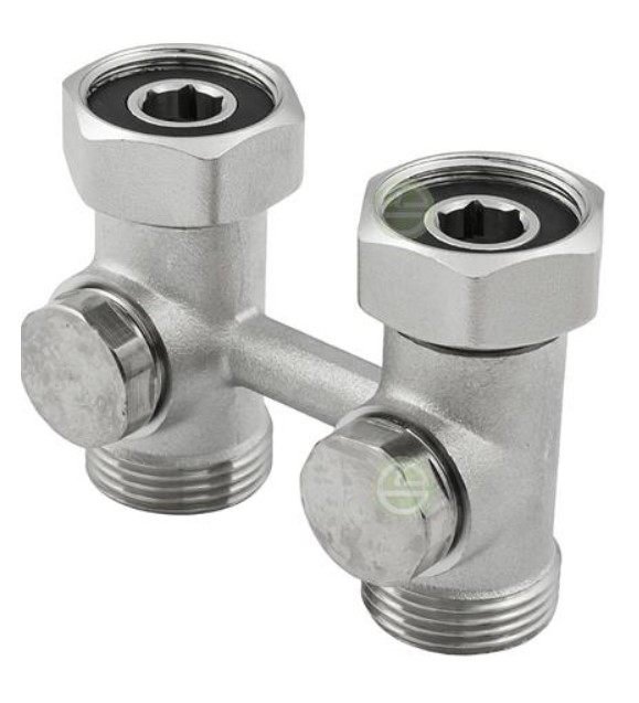 Кран (штаны) для радиатора прямые 3/4 VALFEX