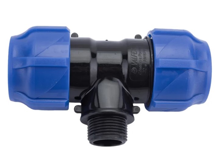 ПНД Трoйник переходной с наружной резьбой 32-3/4