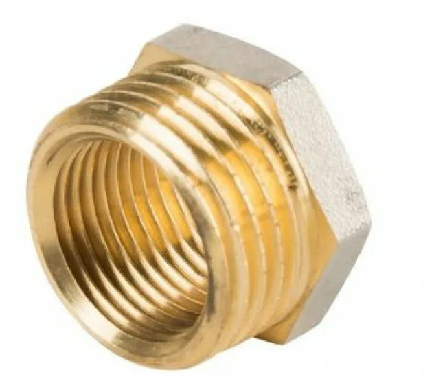 Заглушка 3/4 наружная с бортом латунь