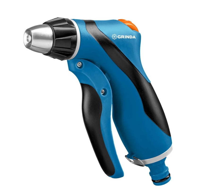 Пистолет поливочный GRINDA F-7 регулируемый напор 7 режимов 429120