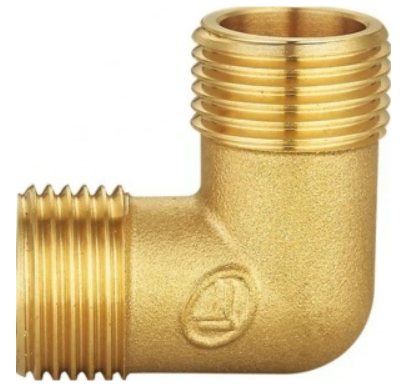 Уголок 3/4 нар/нар латунь