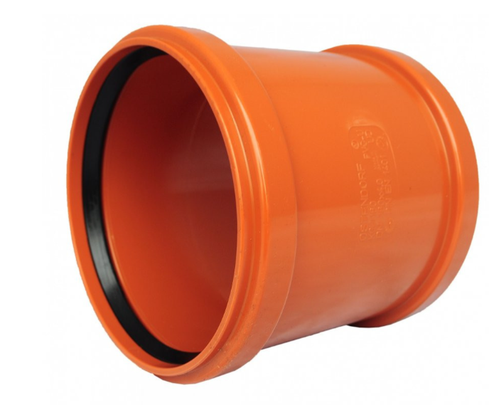 Муфта ПВХ 110 Рыжая