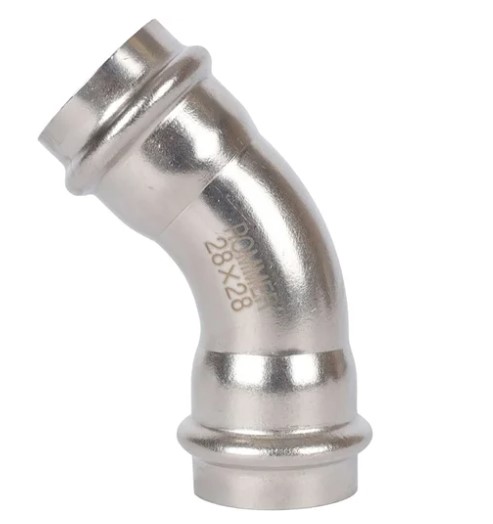 Угольник ВПр-ВПр 28х45 из нержавеющей стали