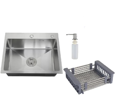 Мойка набор (мойка-корзина-дозатор) MR5843