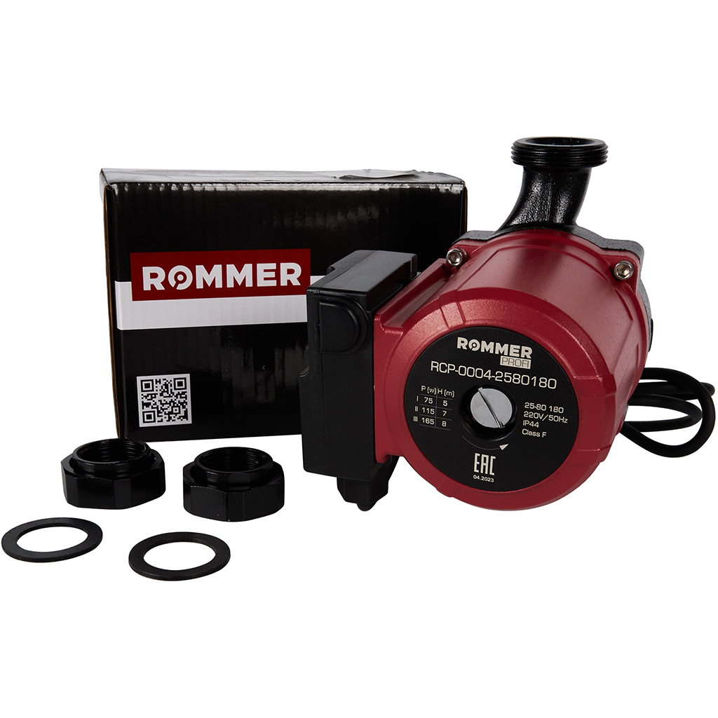 Насос циркуляционный ROMMER PROFI RATE-25/6-180