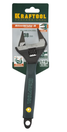 Ключ разводной SlimWide Ultra 200/38 мм KRAFTOOL 27263-20