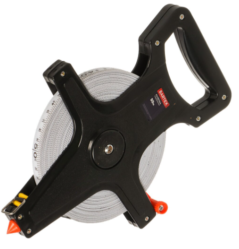 Рулетка Бартекс геодезическая 50 метров ПВХ