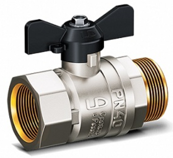 Кран 1/2″ внут./нар. бабочка LD Pride для воды