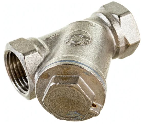 Фильтр латунный 1 грязевик VALFEX никель