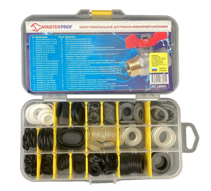 Набор прокладок Сантехник №4