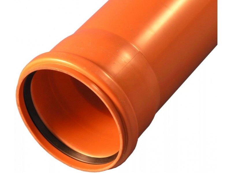 ПВХ Труба 110 Рыжая 3,2 1м Valflex