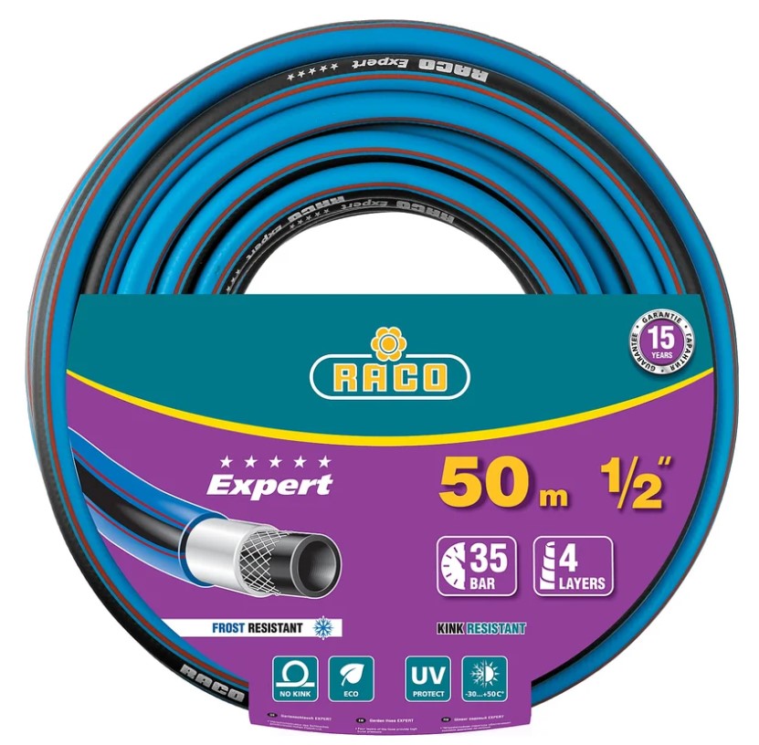 Шланг Raco EXPERT5 1/2 50метров (35 атм) армированный 403-02-1/2-50