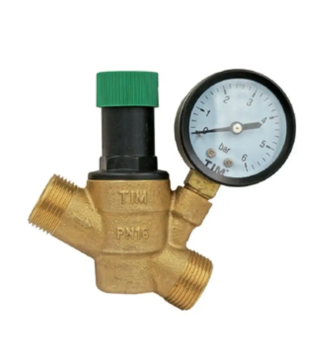 Регулятор давления 3/4 с выходом под манометр