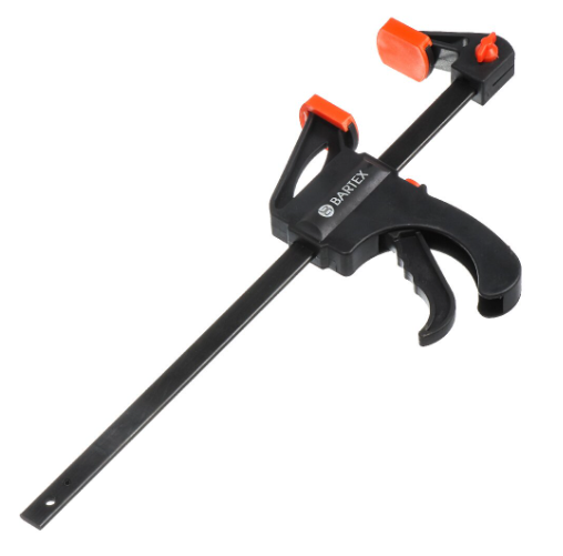 Струбцина тип F усиленная 300 мм мягкая ручка