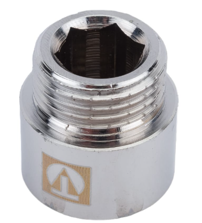 Удлинитель 1/2х15 мм хром