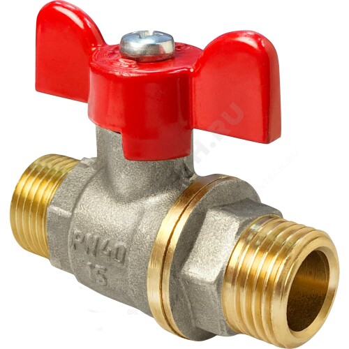 Кран 1/2" внут./внут. б-ка VALFLEX никель