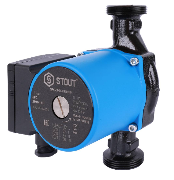 Насос циркуляционный STOUT 25/4-180