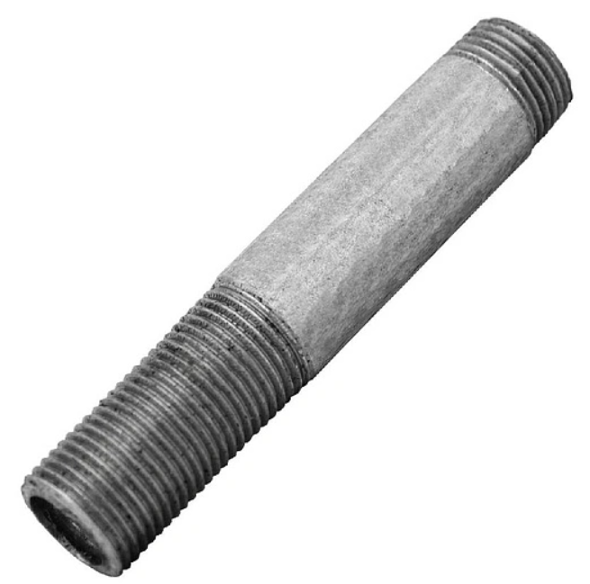 Сгон 1 1/4 оцинкованный 130 мм