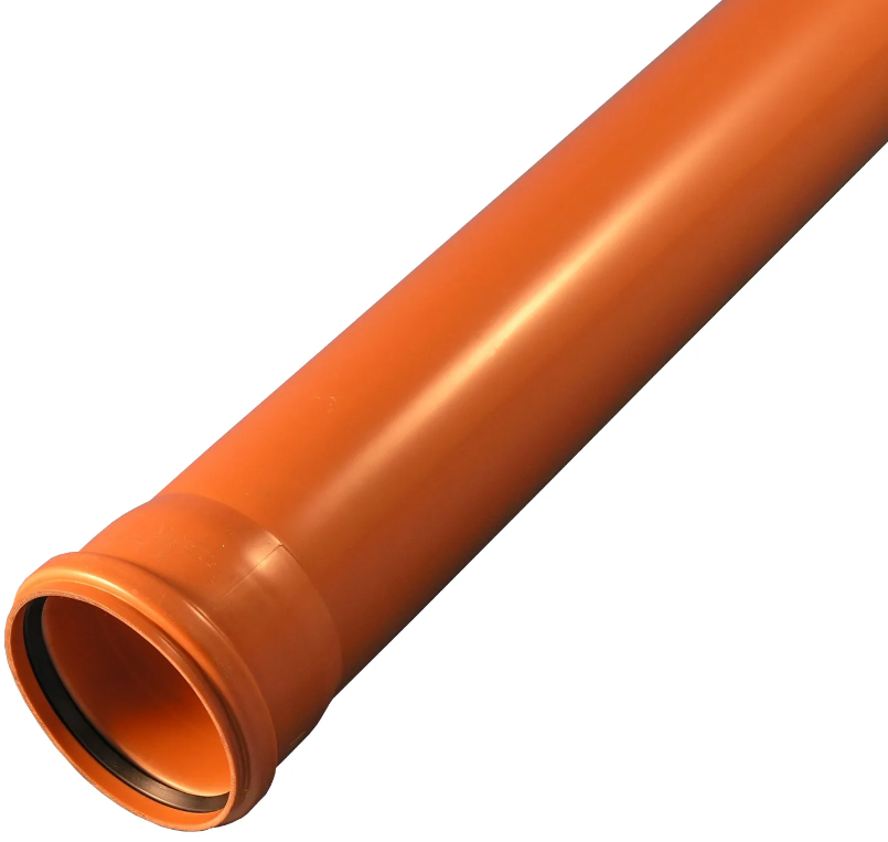 ПВХ Труба д.110 2 метра Рыжая