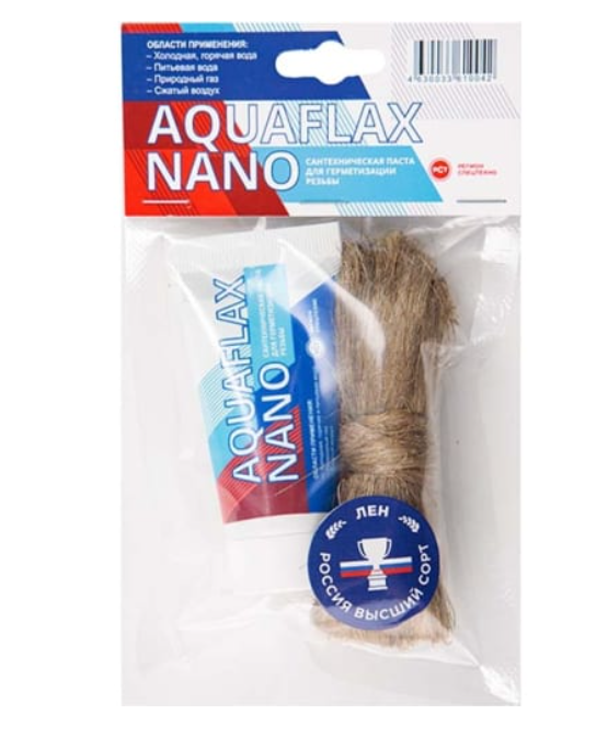 Паста Aquaflax Nano 30 грамм паста +лён 15 грамм