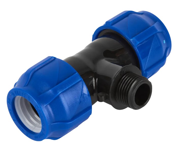 ПНД Трoйник переходной с наружной резьбой 25- 1/2