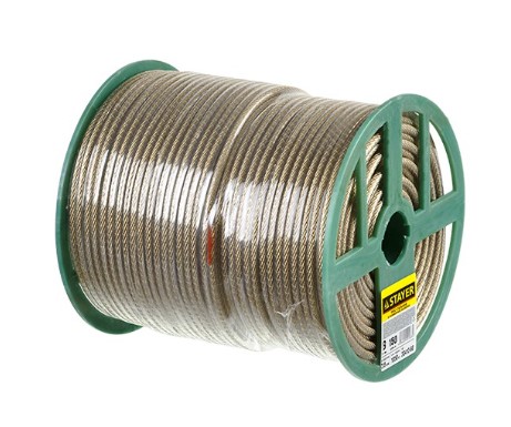 Трос нержавеющий STAYER в оболочке-3 200 метров