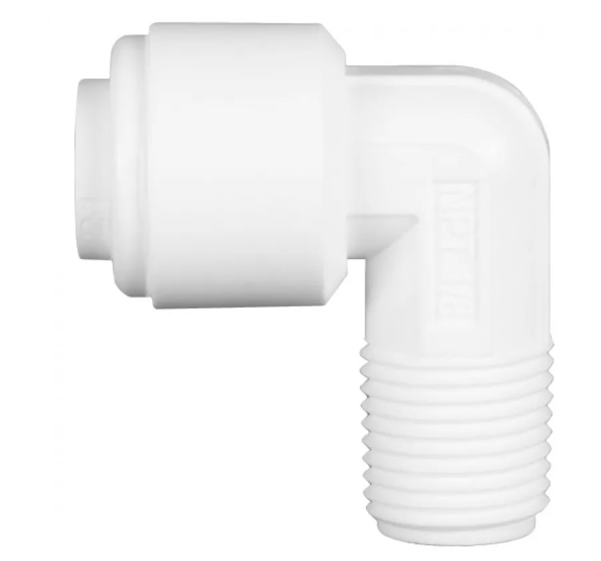 WA-МE0402 Угловой переходник штуцер трубка 1/4 резьба 1/8 JOHN GUEST