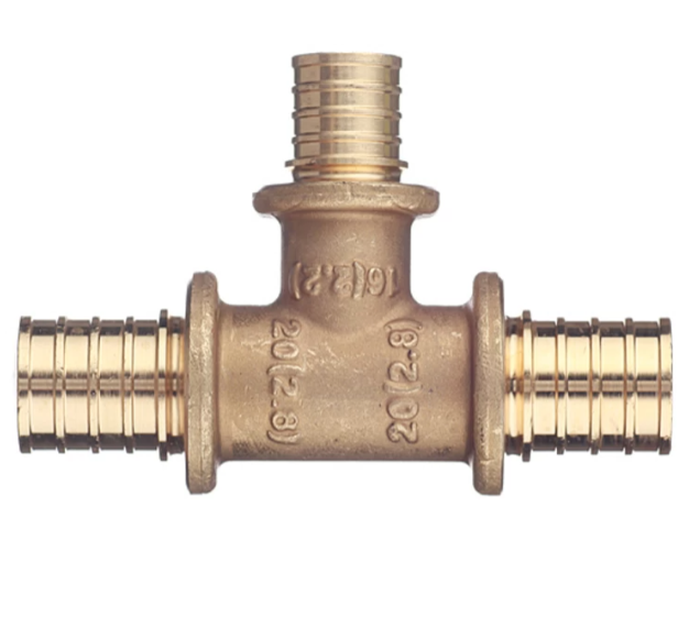 Тройник Stout 20х16х20 аксиальный SFA-0014-201620